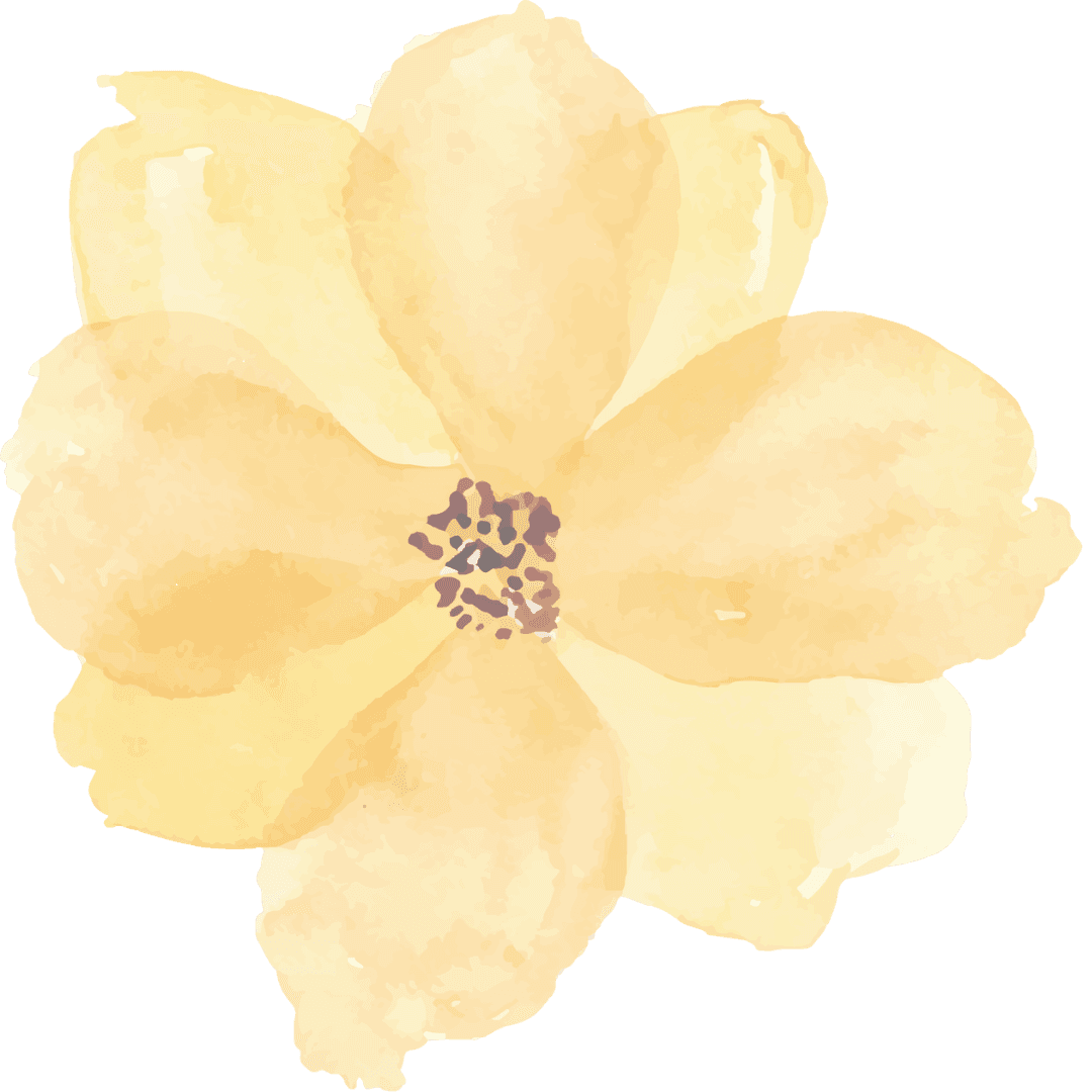 Yellow flower decoration
